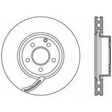 BDR2392.20 OPEN PARTS Тормозной диск