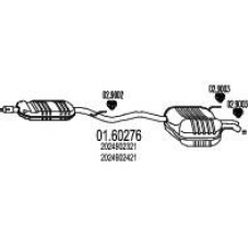01.60276 MTS Глушитель выхлопных газов конечный