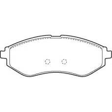 BP1359 QUINTON HAZELL Комплект тормозных колодок, дисковый тормоз