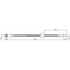 VBJ106 MOTAQUIP Тормозной шланг