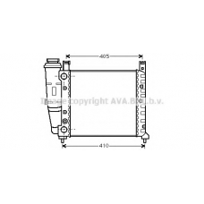FTA2076 AVA Радиатор, охлаждение двигателя