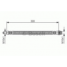 1 987 476 679 BOSCH Тормозной шланг