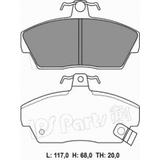 IBD-1430 IPS Parts Комплект тормозных колодок, дисковый тормоз