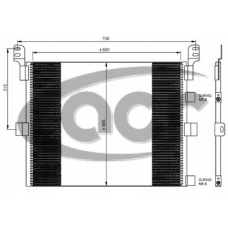 300676 ACR Конденсатор, кондиционер
