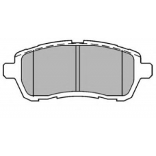 ADB01618 COMLINE Комплект тормозных колодок, дисковый тормоз