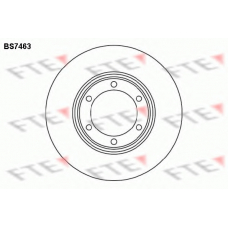 BS7463 FTE Тормозной диск
