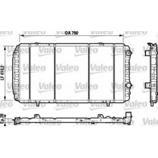 732342 VALEO Радиатор, охлаждение двигателя