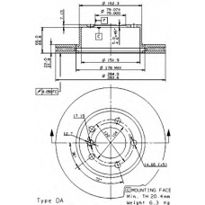 BS 8564 BRECO Тормозной диск