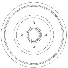 329733J JURID Тормозной барабан