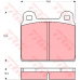 GDB267 TRW Комплект тормозных колодок, дисковый тормоз