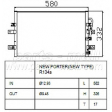 PXNCA-056 Parts mall Конденсатор, кондиционер