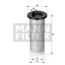 CS 11 116 MANN-FILTER Воздушный фильтр