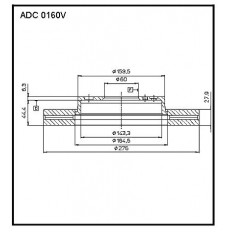 ADC 0160V Allied Nippon Гидравлические цилиндры