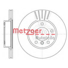 6324.10 METZGER Тормозной диск