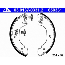 03.0137-0331.2 ATE Комплект тормозных колодок