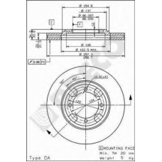 BS 8060 BRECO Тормозной диск