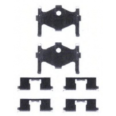 FBA533 FERODO Комплектующие, колодки дискового тормоза