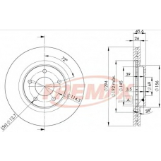 BD-4644 FREMAX Тормозной диск