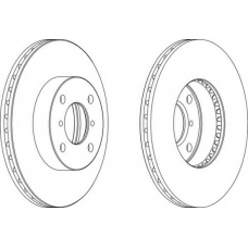 DDF1396-1 FERODO Тормозной диск