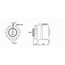 943356903010 MAGNETI MARELLI Генератор