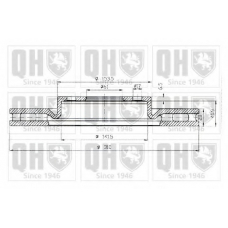 BDC5158 QUINTON HAZELL Тормозной диск