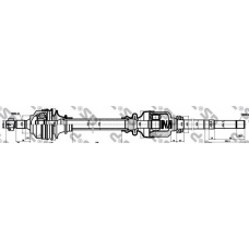 245104 GSP Приводной вал