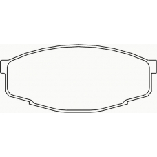 MDB1252 MINTEX Комплект тормозных колодок, дисковый тормоз