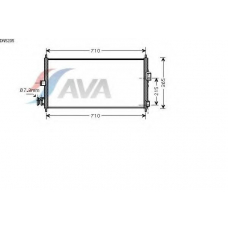 DN5205 AVA Конденсатор, кондиционер