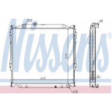 64636A NISSENS Радиатор, охлаждение двигателя
