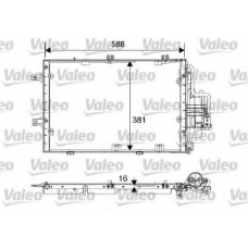 817843 VALEO Конденсатор, кондиционер