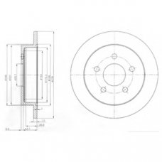BG3143 DELPHI Тормозной диск