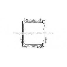 DFA2023 AVA Радиатор, охлаждение двигателя