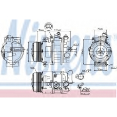 89039 NISSENS Компрессор, кондиционер