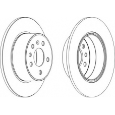 DDF1083-1 FERODO Тормозной диск