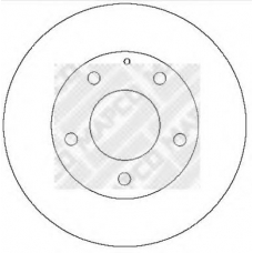 15285 MAPCO Тормозной диск