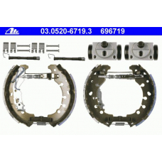 03.0520-6719.3 ATE Комплект тормозных колодок