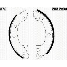 8100 16375 TRIDON Brake shoes