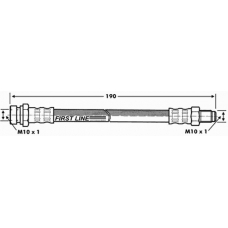 FBH7110 FIRST LINE Тормозной шланг