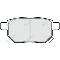 PAD1579 APEC Комплект тормозных колодок, дисковый тормоз