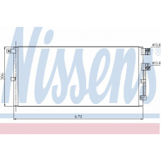 94916 NISSENS Конденсатор, кондиционер