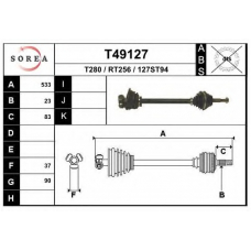 T49127 EAI Приводной вал