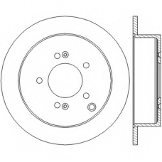 562454BC BENDIX Тормозной диск