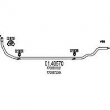 01.40570 MTS Труба выхлопного газа