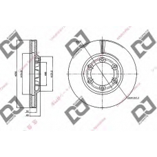 BD2094 DJ PARTS Тормозной диск