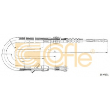 18.6101 COFLE Трос, управление сцеплением