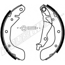 027.005 TRUSTING Комплект тормозных колодок