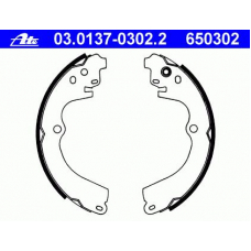 03.0137-0302.2 ATE Комплект тормозных колодок
