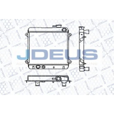 RA0370000 JDEUS Радиатор, охлаждение двигателя
