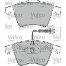 598940 VALEO Комплект тормозных колодок, дисковый тормоз