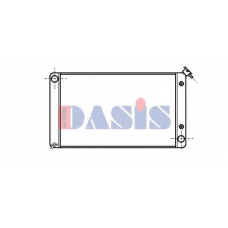 520034N AKS DASIS Радиатор, охлаждение двигателя